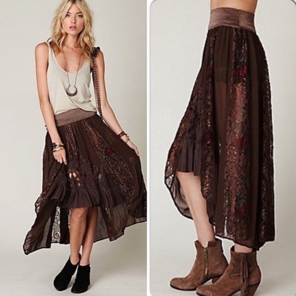Free People Godet Skirt